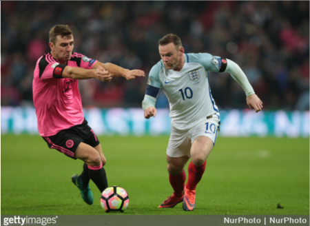 Rooney vs Scotland